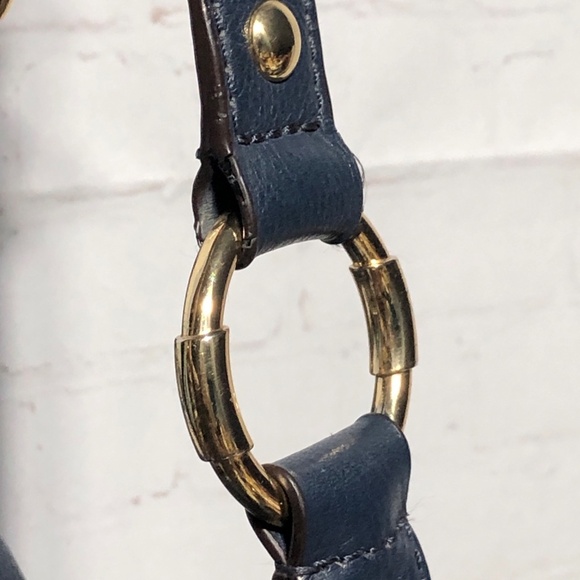 Michael Kors Fulton Navy Leather Hobo - Picture 11 of 16